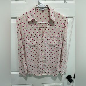 Long sleeve button down shirt. Express Portofino style. Size XS